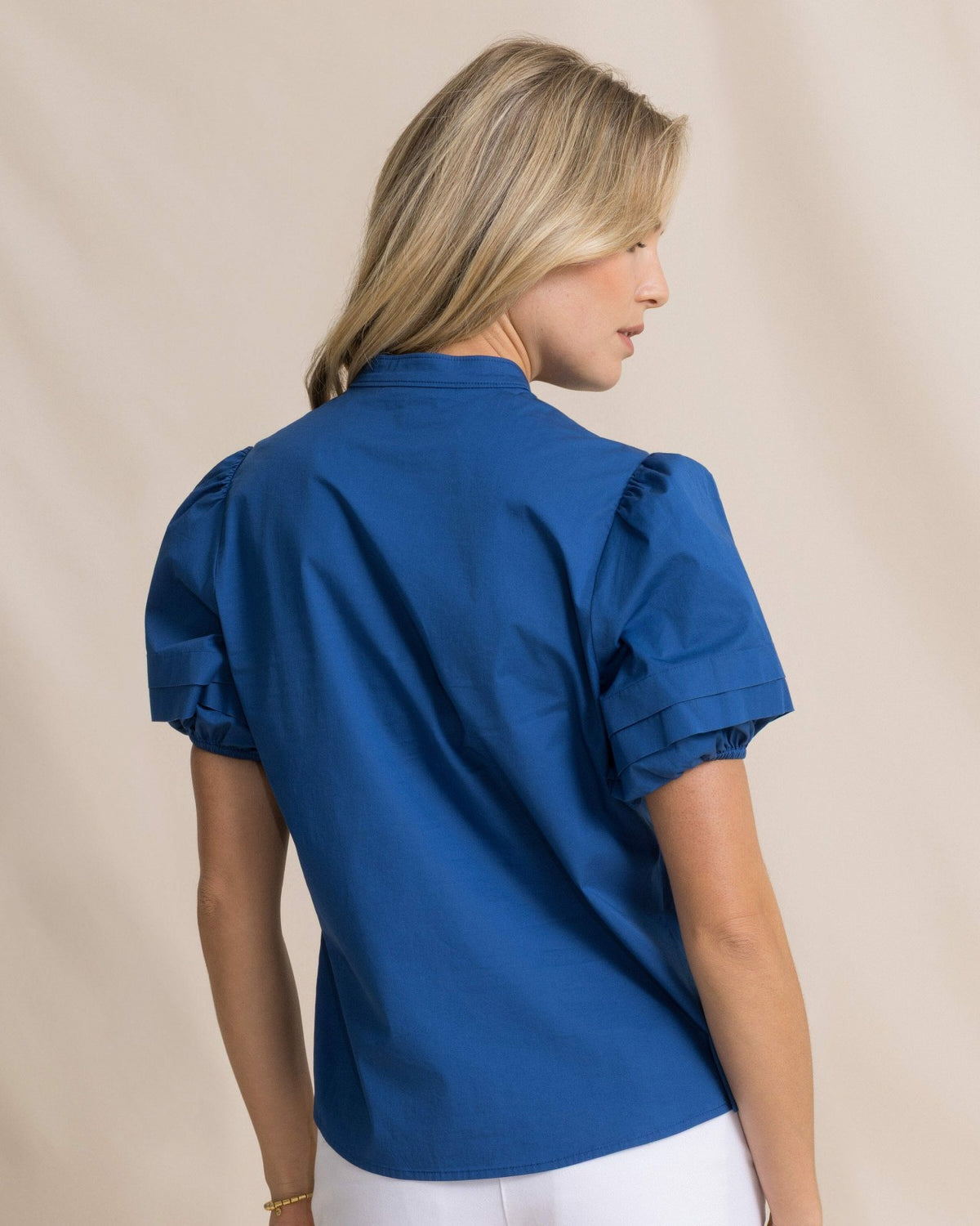 Payge Solid Poplin Top | Southern Tide Women|Sale