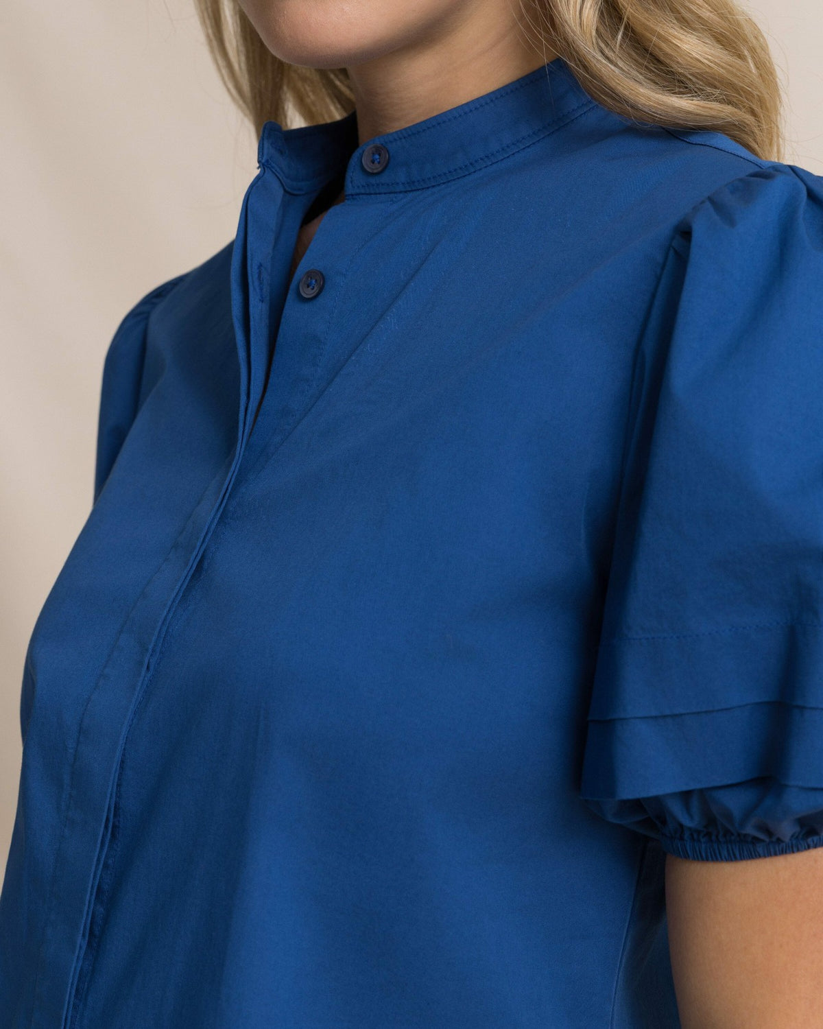 Payge Solid Poplin Top | Southern Tide Women|Sale