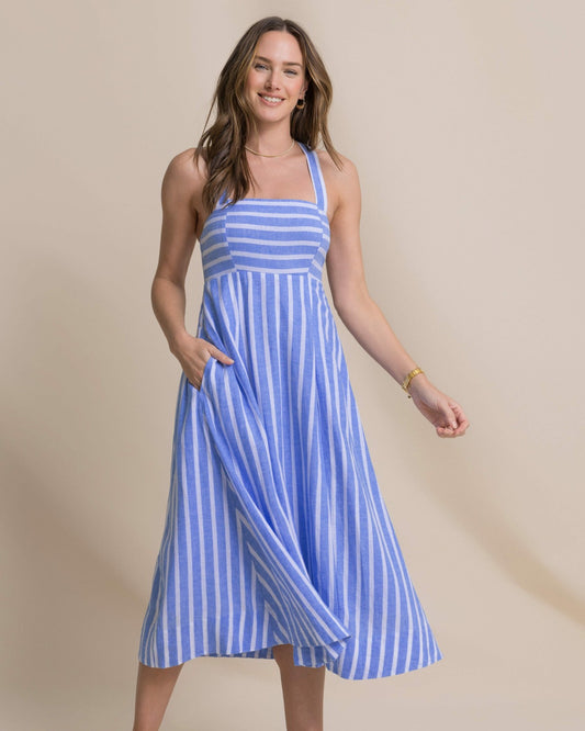 Cinzia Striped Cross Strap Dress | Southern Tide Women|Sale