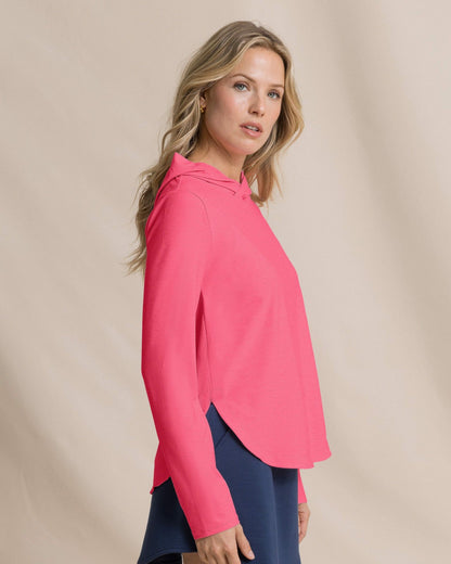 Linley Performance Hoodie - Island Pink | Southern Tide Women|Sale