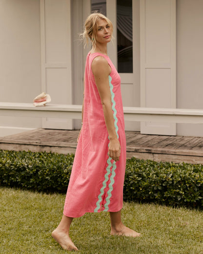 Zalia Side Stripe Maxi Dress | Southern Tide Women|Sale