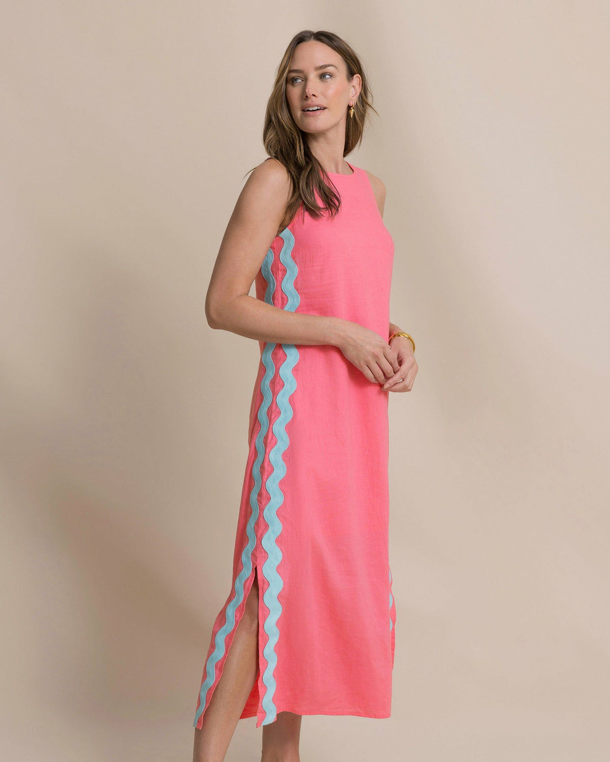 Zalia Side Stripe Maxi Dress | Southern Tide Women|Sale