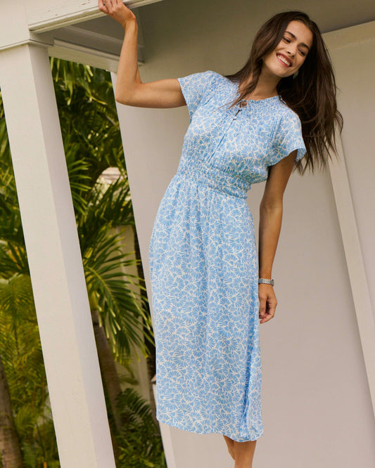 Clementine Flutter Sleeve Midi Dress | Southern Tide Women|Sale