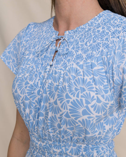 Clementine Flutter Sleeve Midi Dress | Southern Tide Women|Sale