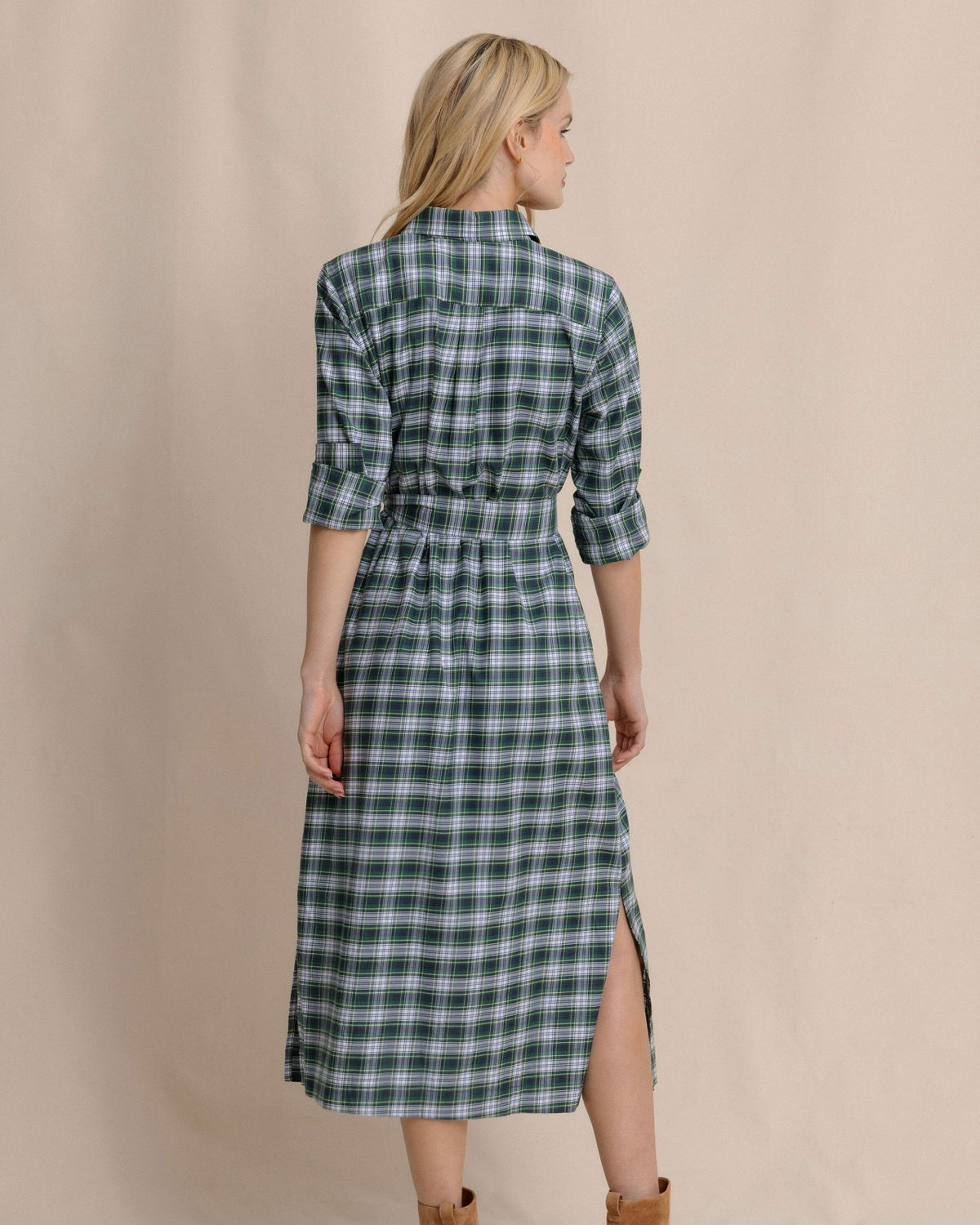 Trista Gordan Tartan Shirt Dress | Southern Tide Women|Sale