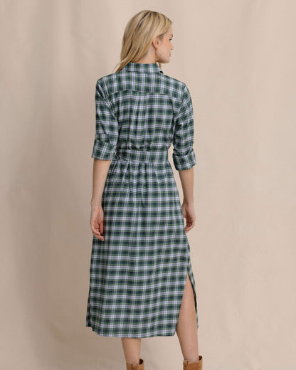 Trista Gordan Tartan Shirt Dress | Southern Tide Women|Sale
