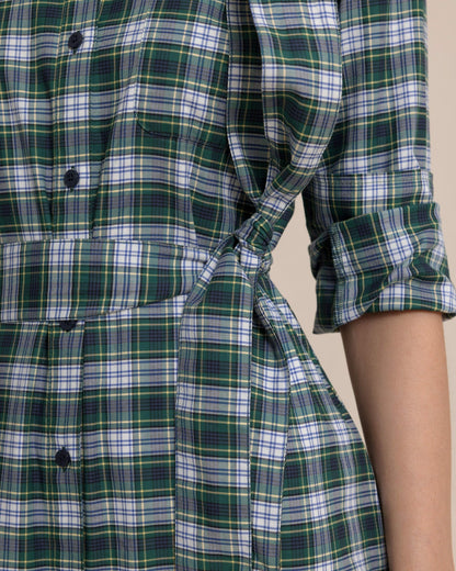 Trista Gordan Tartan Shirt Dress | Southern Tide Women|Sale