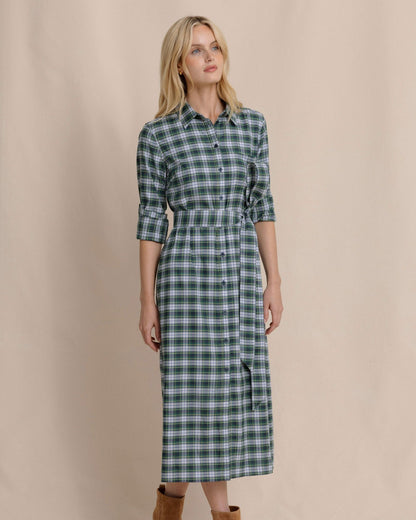 Trista Gordan Tartan Shirt Dress | Southern Tide Women|Sale
