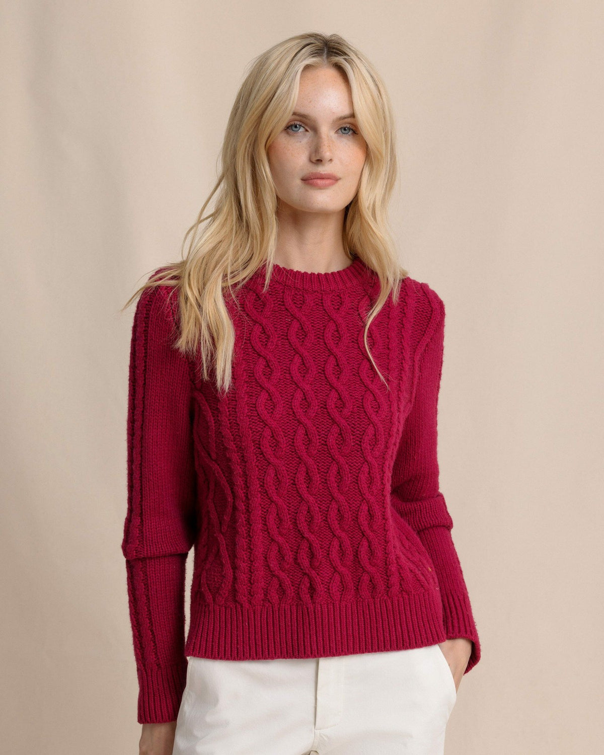 Connie Cable Knit Sweater | Southern Tide Women|Sale