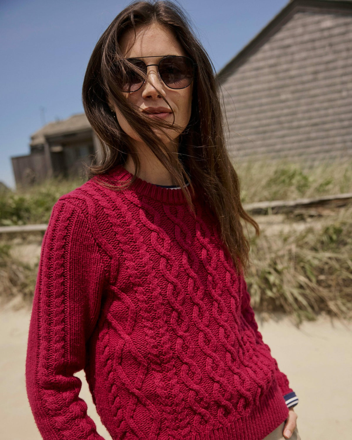Connie Cable Knit Sweater | Southern Tide Women|Sale