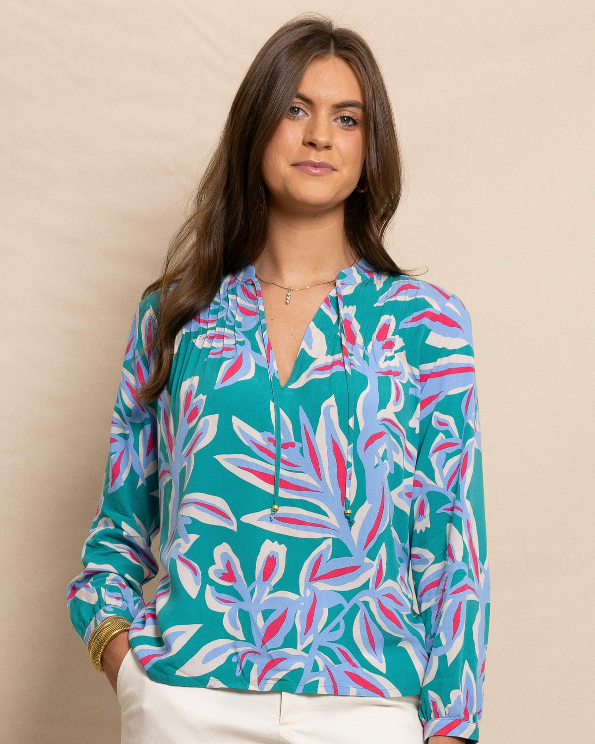 Bonni Vintage Gardens Blouse | Southern Tide Women|Sale