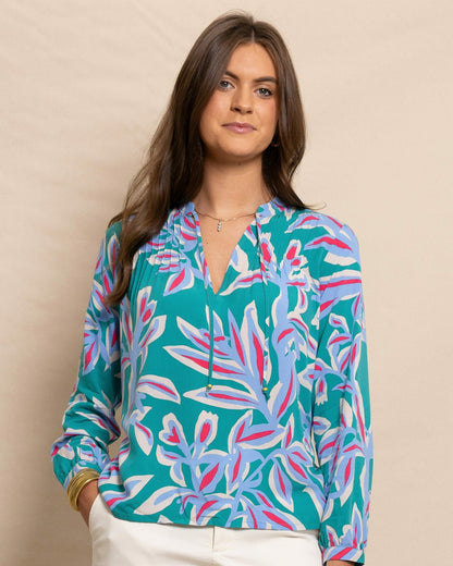 Bonni Vintage Gardens Blouse | Southern Tide Women|Sale