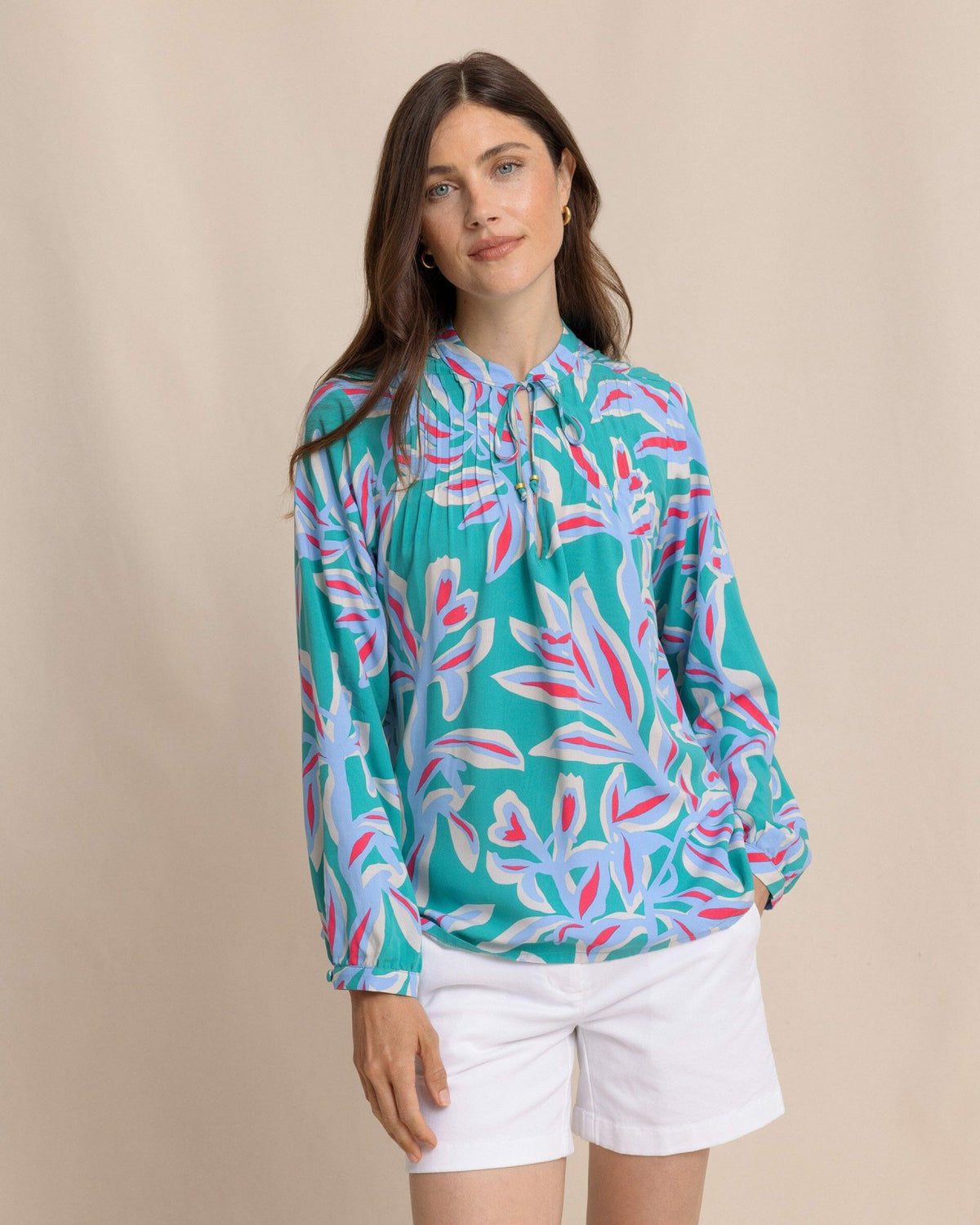 Bonni Vintage Gardens Blouse | Southern Tide Women|Sale