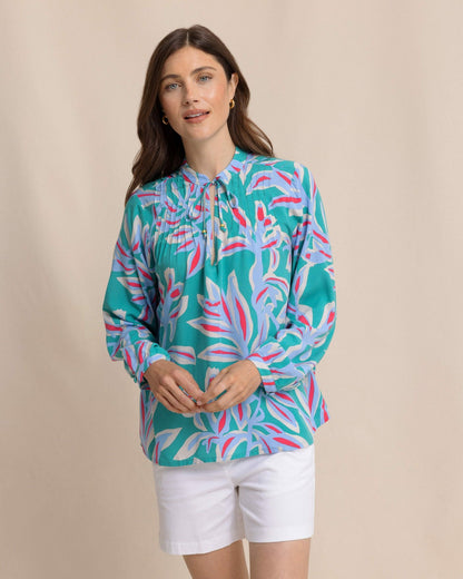 Bonni Vintage Gardens Blouse | Southern Tide Women|Sale