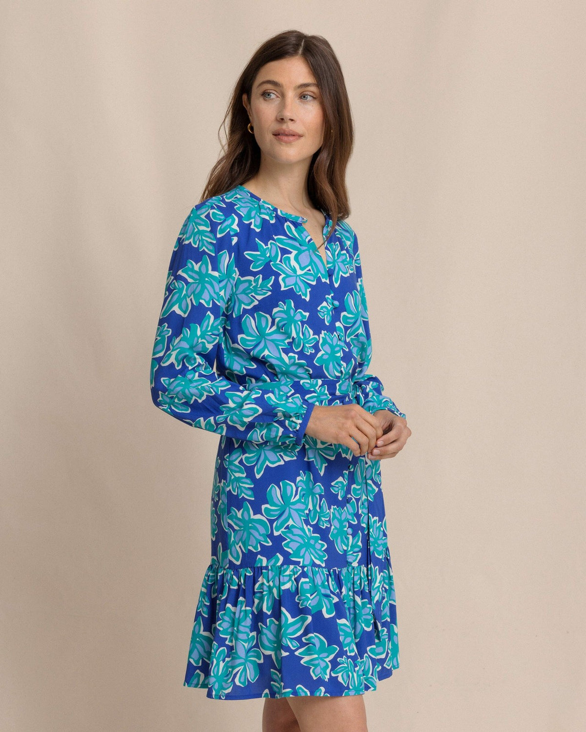 Merritt Forever Blooming Long Sleeve Dress | Southern Tide Women|Sale