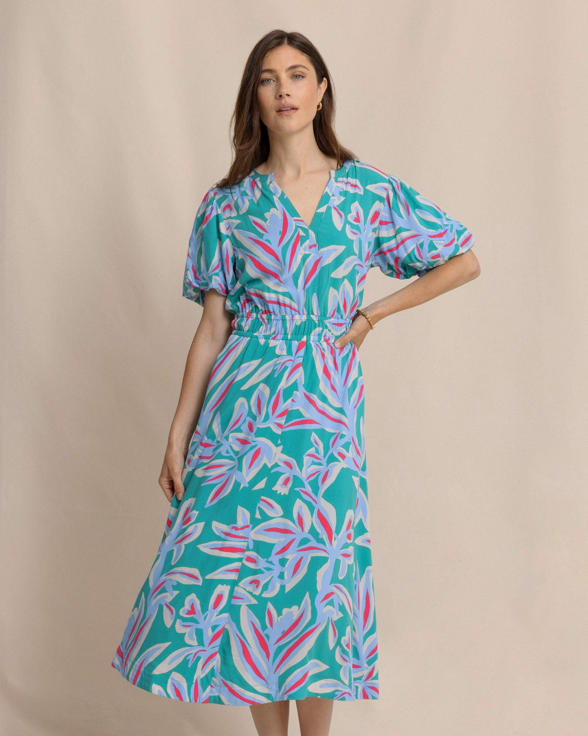 Penni Vintage Gardens Midi Dress | Southern Tide Women|Sale