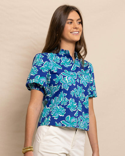 Payge Poplin Top | Southern Tide Women|Sale
