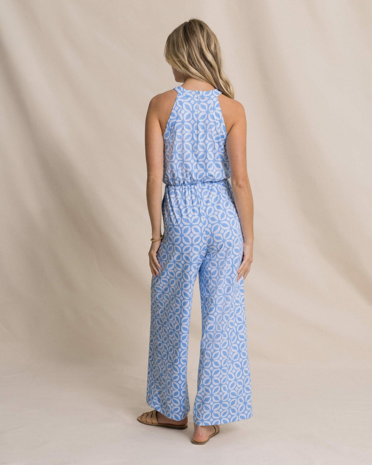 Karrigan Printed Performance Jumpsuit | Southern Tide Women|Sale