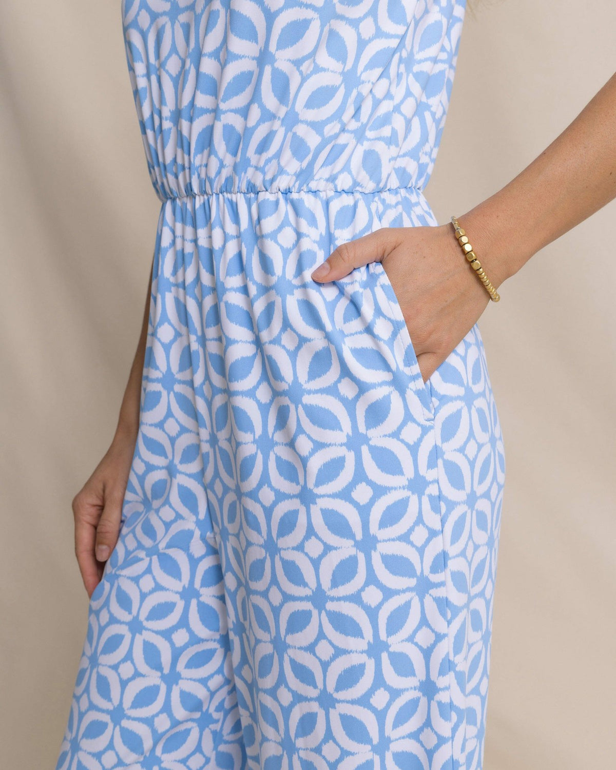 Karrigan Printed Performance Jumpsuit | Southern Tide Women|Sale