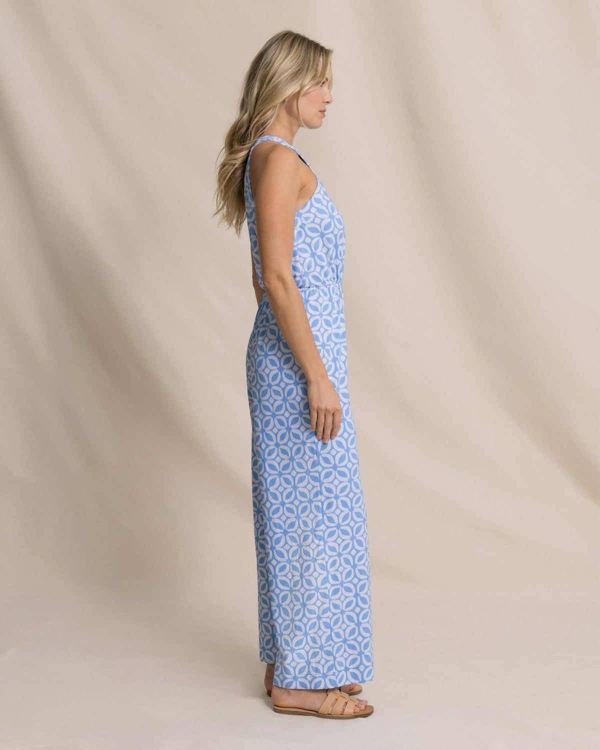Karrigan Printed Performance Jumpsuit | Southern Tide Women|Sale