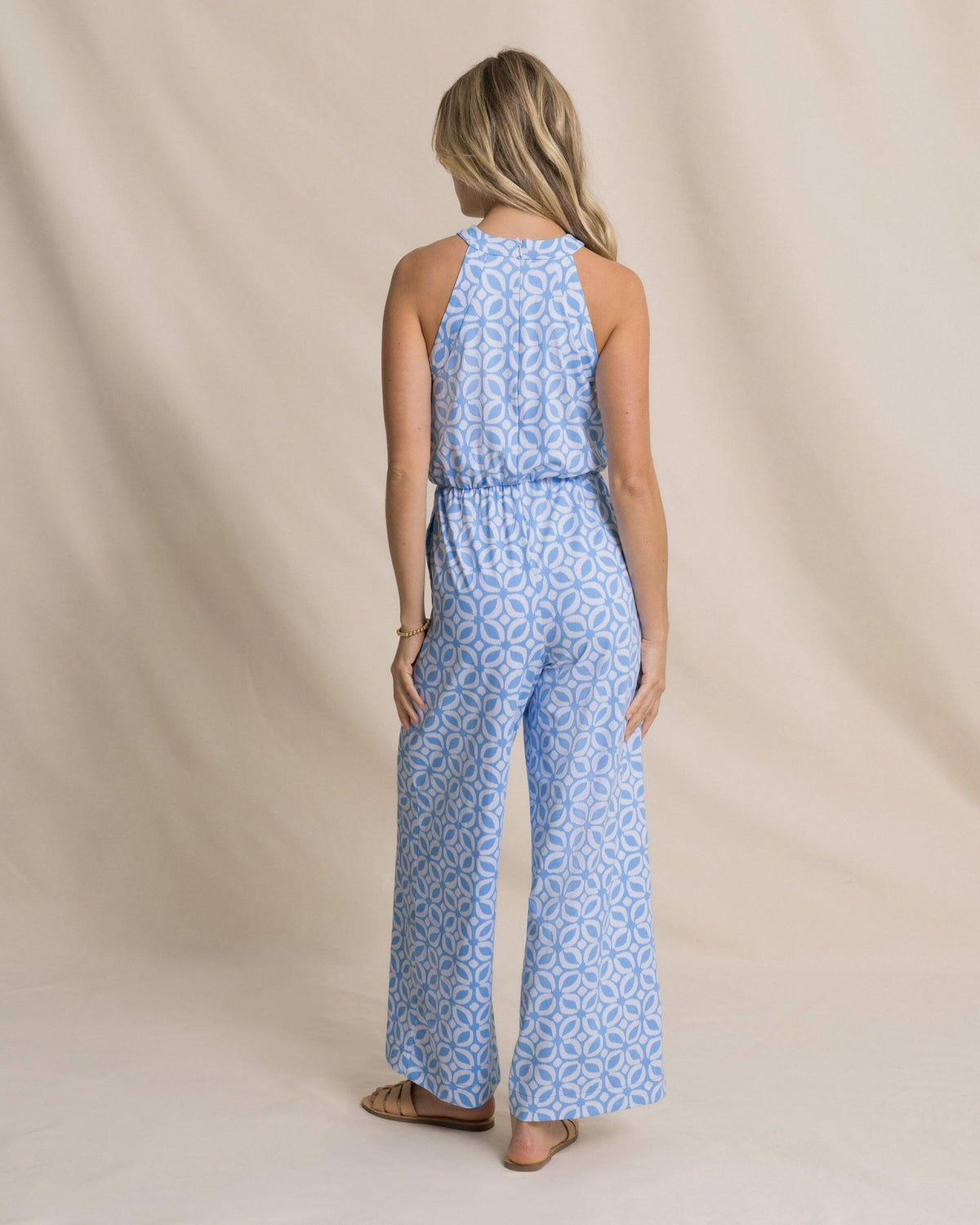Karrigan Printed Performance Jumpsuit | Southern Tide Women|Sale