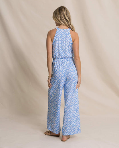 Karrigan Printed Performance Jumpsuit | Southern Tide Women|Sale