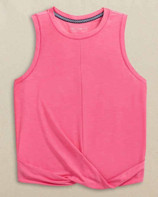 Lacy Coastal Breeze® Active Twist Tank - Pink | Southern Tide Women|Sale