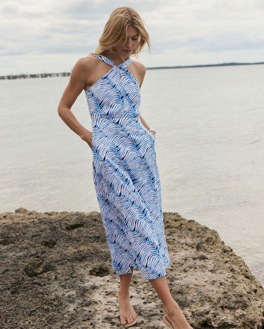 Kimberley Twist Halter Dress | Southern Tide Women|Sale