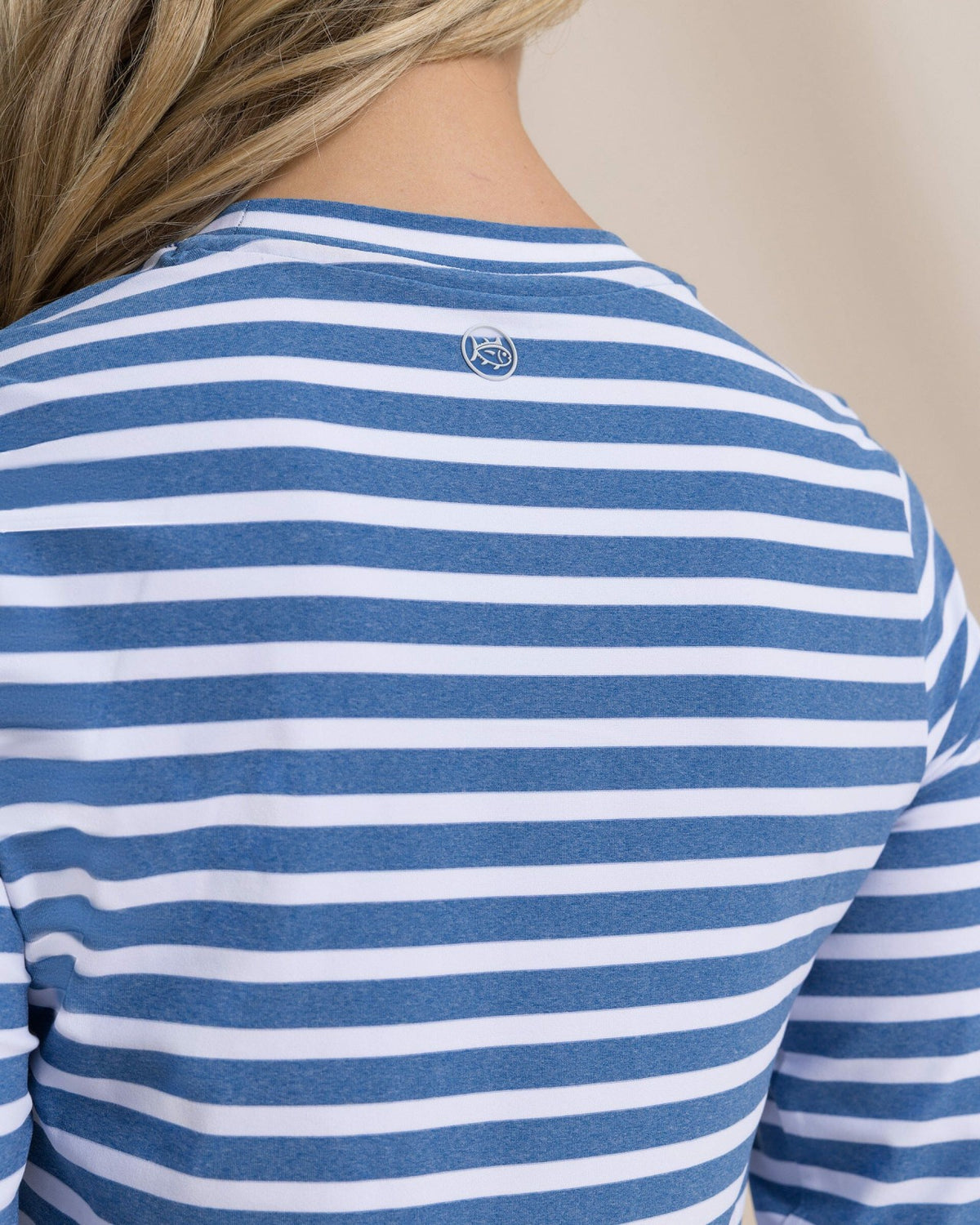 Linley Stripe Coastal Breeze® Performance Crew | Southern Tide Women|Sale