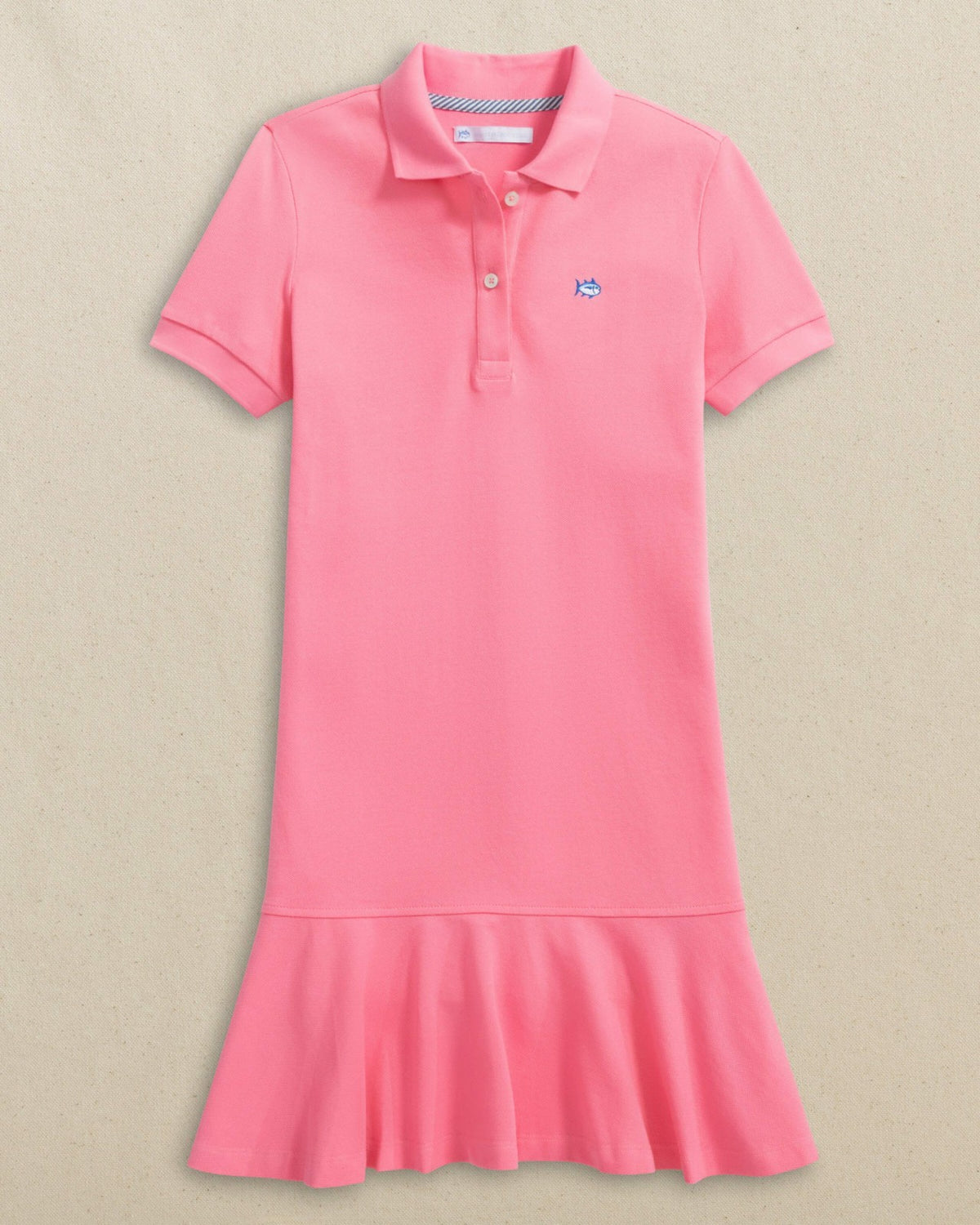 Skipjack Dropwaist Polo Dress - Sea Pink | Southern Tide Women|Kids|Sale