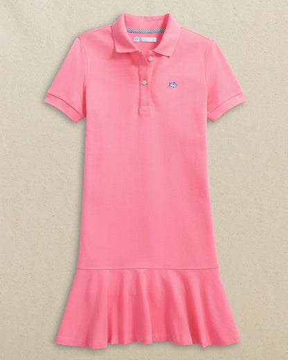 Skipjack Dropwaist Polo Dress - Sea Pink | Southern Tide Women|Kids|Sale
