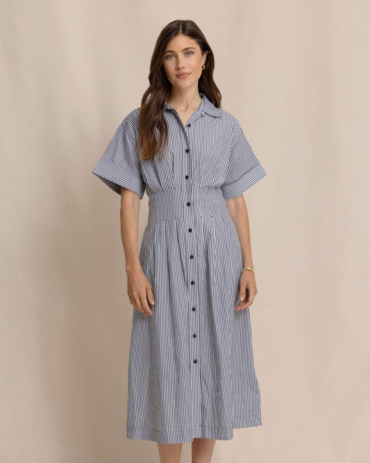 Bobbie Tucked Waist Shirtdress | Southern Tide Women|Sale