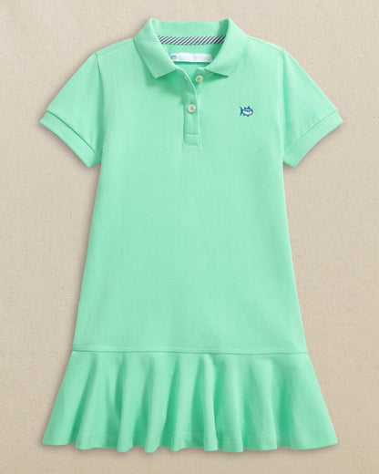 Girls Skipjack Dropwaist Polo Dress - Gulf Shores| Southern Tide | Southern Tide Women|Kids