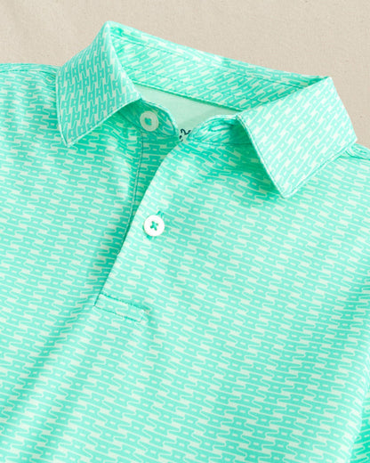 Boys Pop Lock & Dock It Printed Performance Polo | Southern Tide Kids