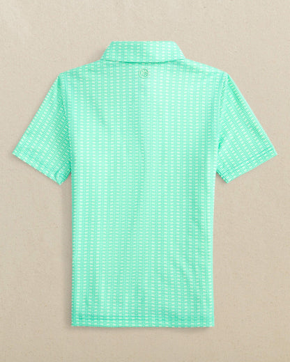 Boys Pop Lock & Dock It Printed Performance Polo | Southern Tide Kids