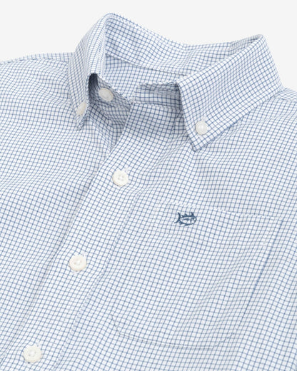 Youth Intercoastal Rosemont Tattersall Sport Shirt | Southern Tide Kids