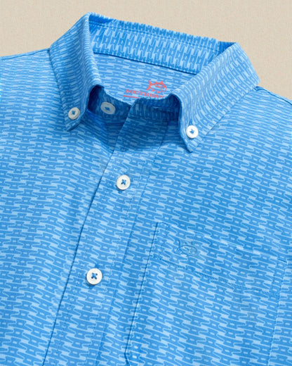 Boys Pop Lock & Dock It Short Sleeve Sport Shirt | Southern Tide Kids