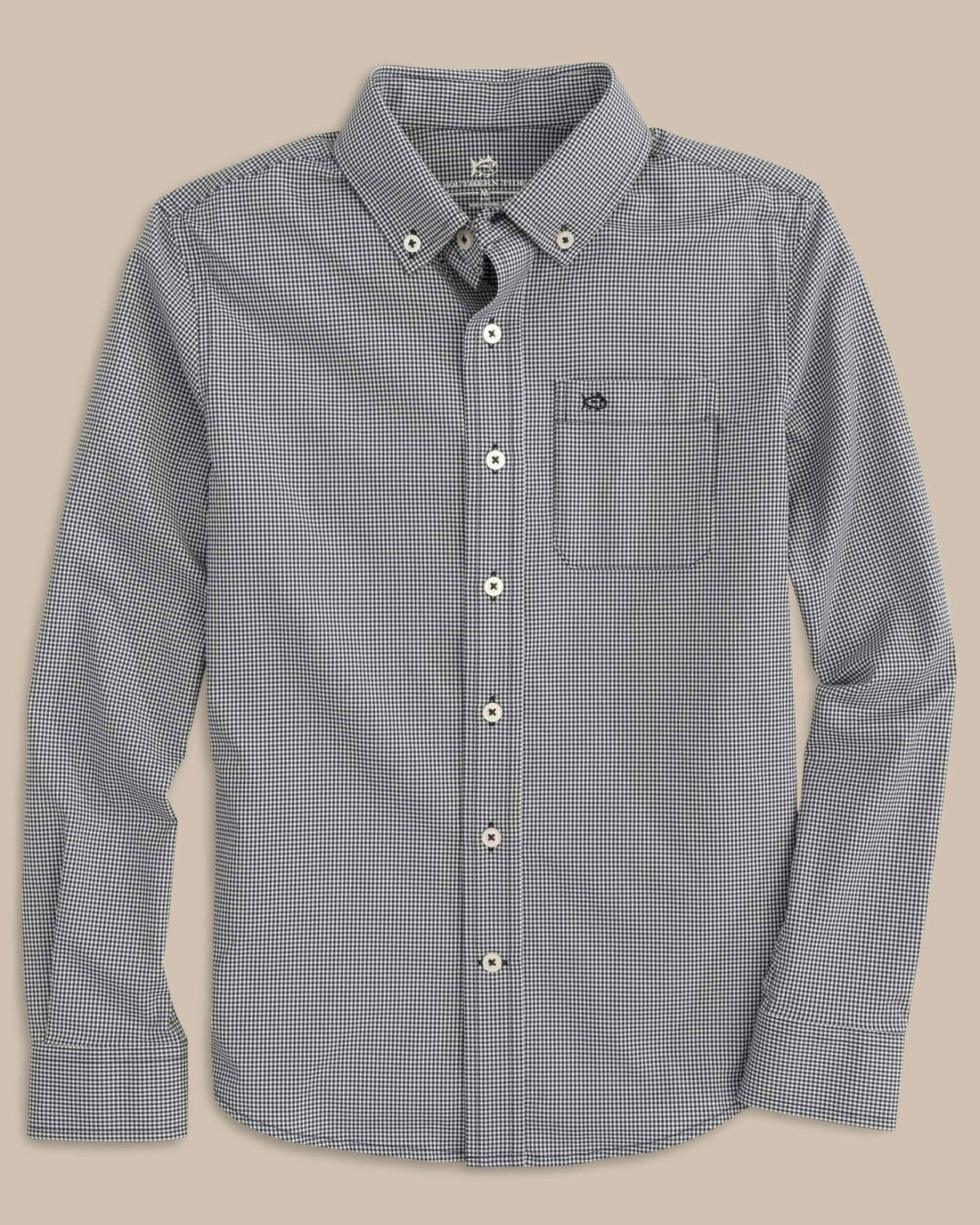 Boy's Intercoastal Mini Gingham Button Down Shirt | Southern Tide Kids
