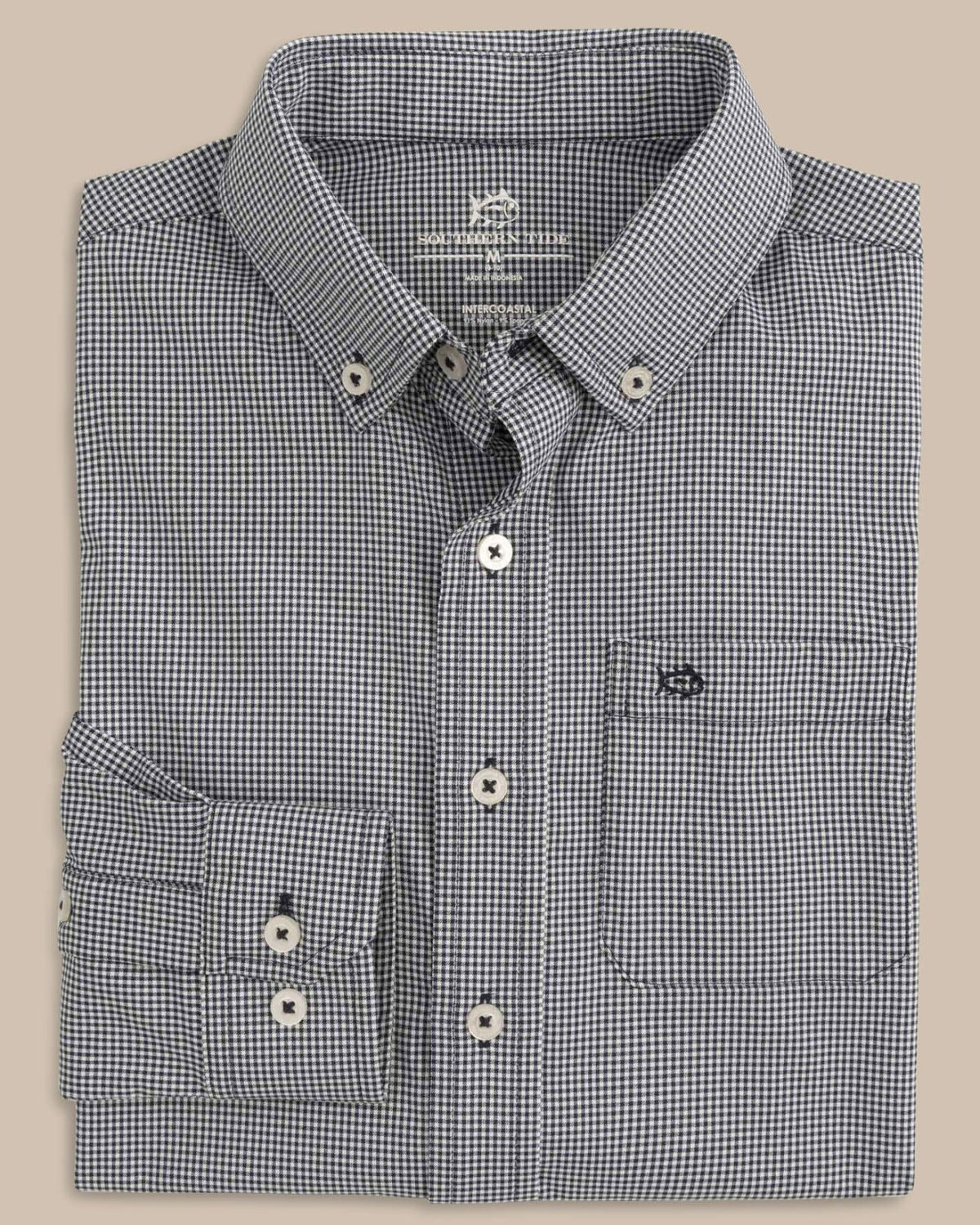 Boy's Intercoastal Mini Gingham Button Down Shirt | Southern Tide Kids