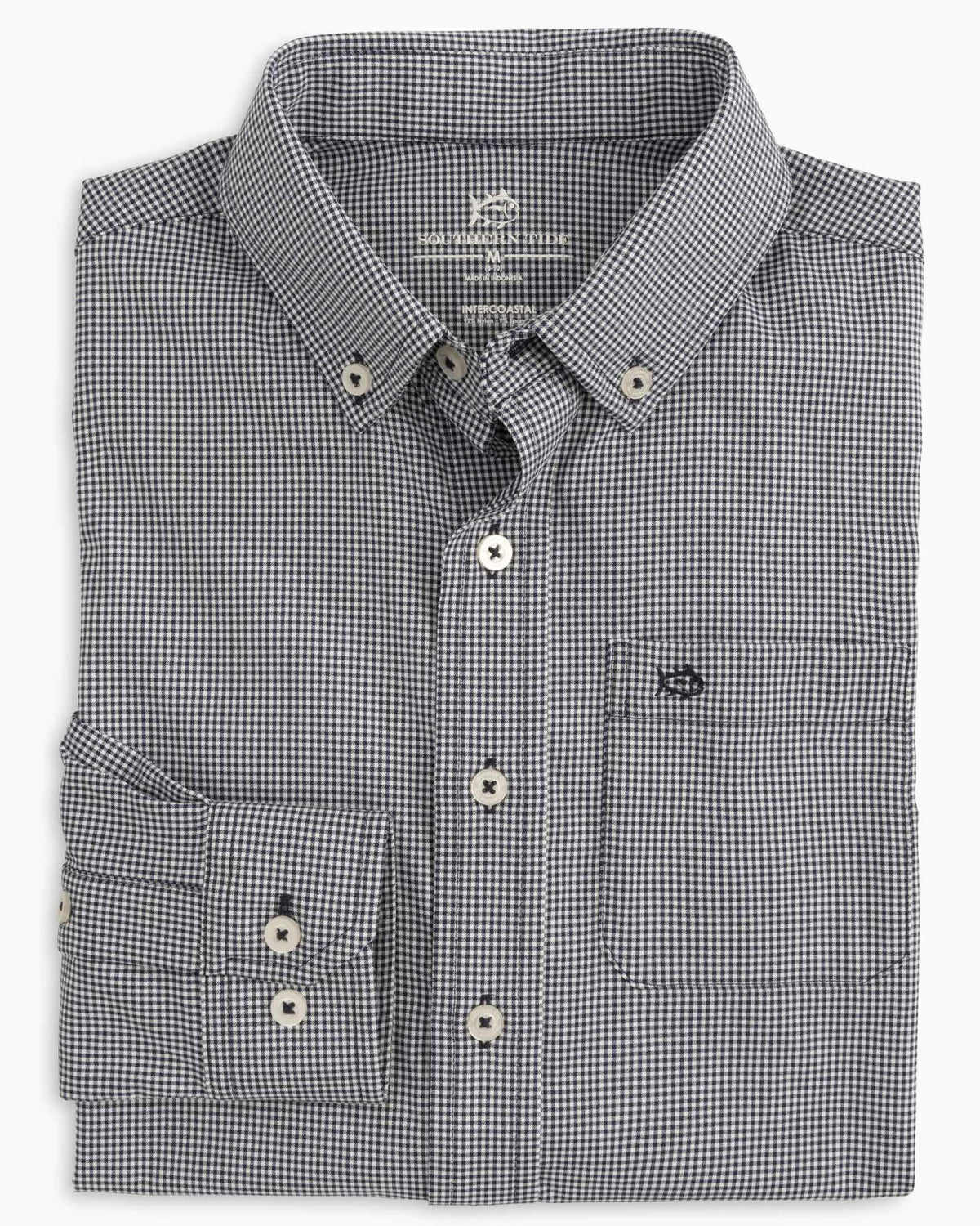 Boy's Intercoastal Mini Gingham Button Down Shirt | Southern Tide Kids