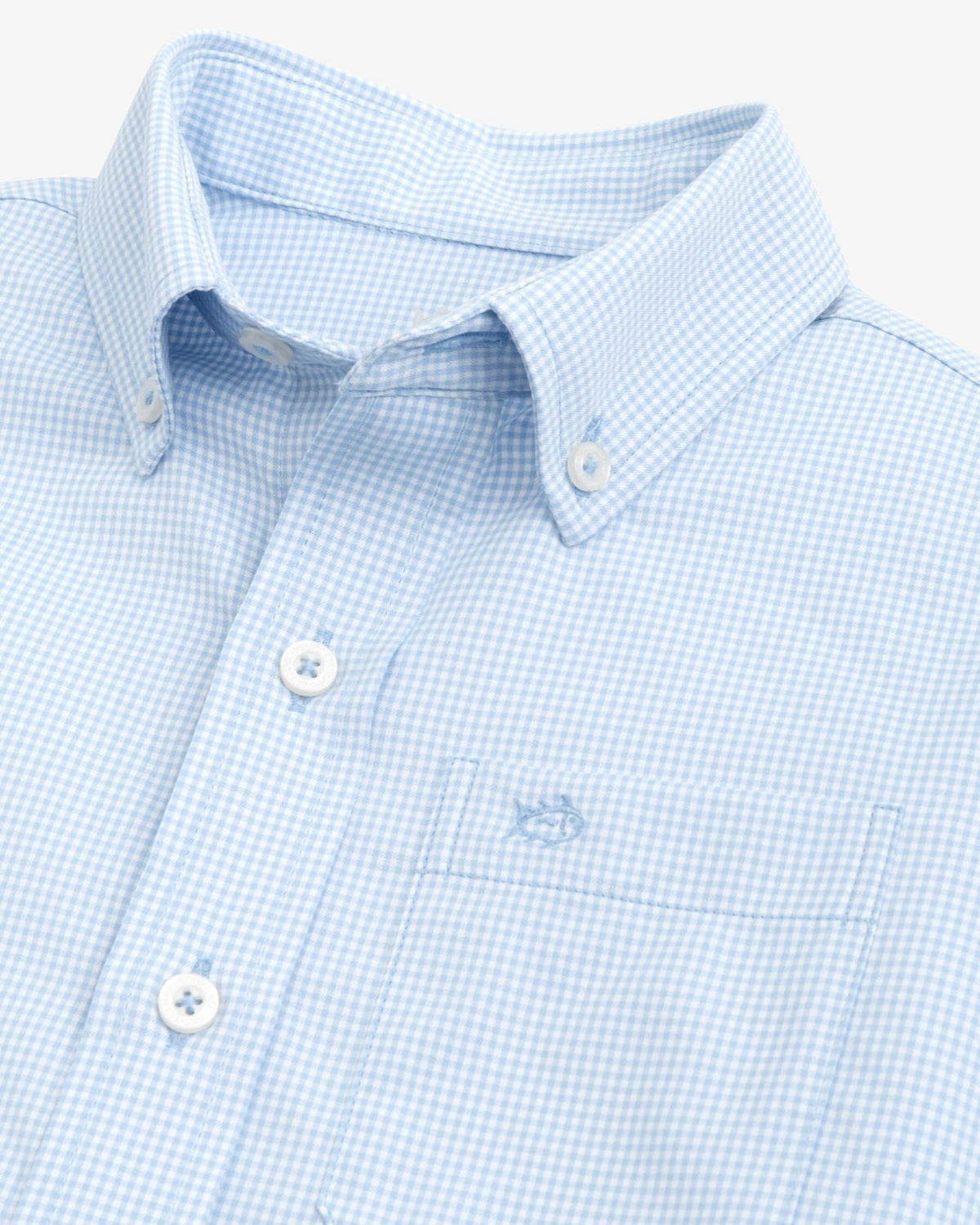 Boy's Intercoastal Mini Gingham Button Down Shirt | Southern Tide Kids
