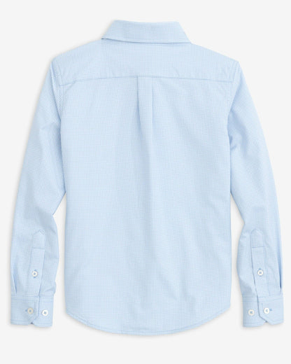 Boy's Intercoastal Mini Gingham Button Down Shirt | Southern Tide Kids