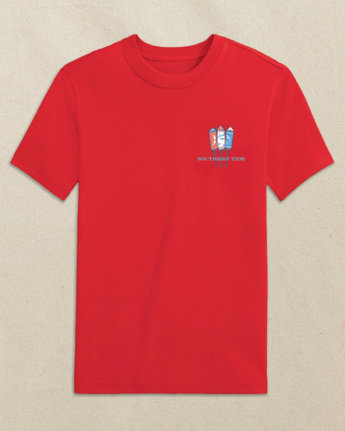 Kids Skipjack Fill Fireworks Short Sleeve T-Shirt | Southern Tide Kids