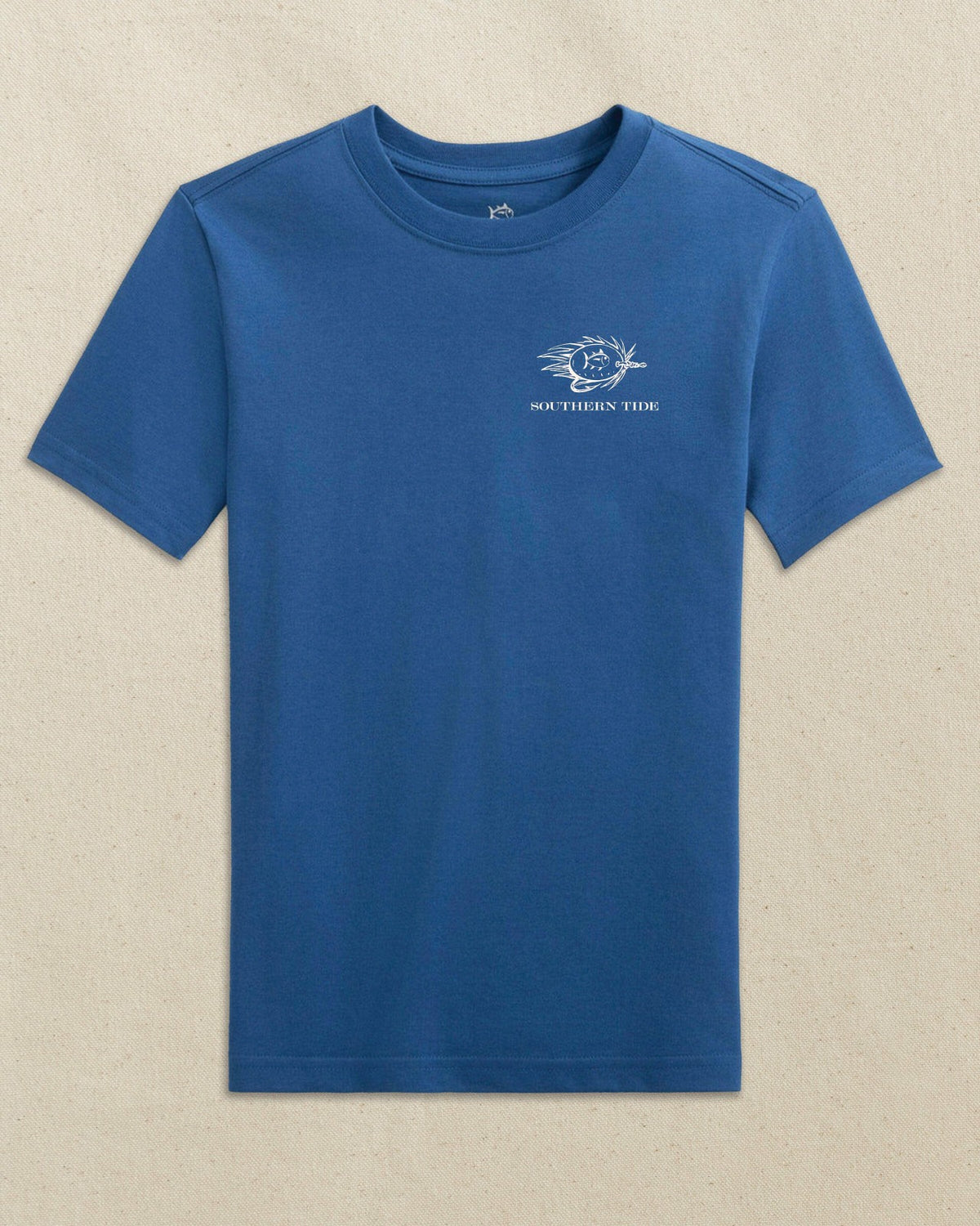 Kids Skipjack Fill Tackle Tangle Short Sleeve T-Shirt | Southern Tide Kids