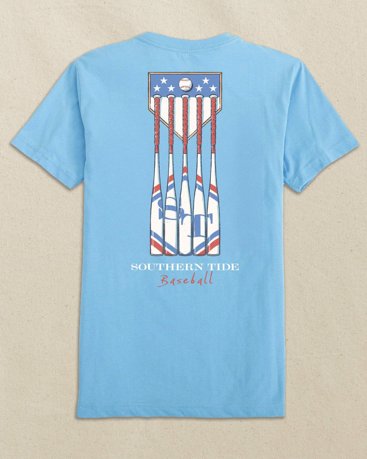 Kids Patriotic Bats Short Sleeve T-Shirt | Southern Tide Kids
