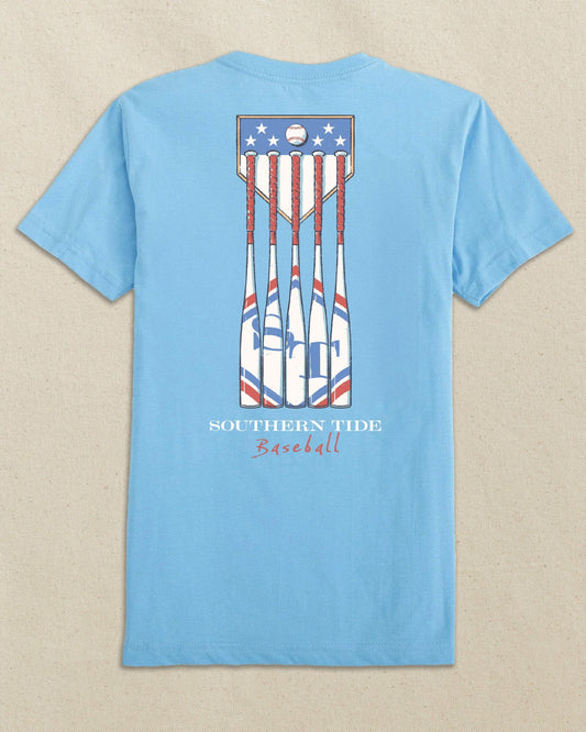 Kids Patriotic Bats Short Sleeve T-Shirt | Southern Tide Kids