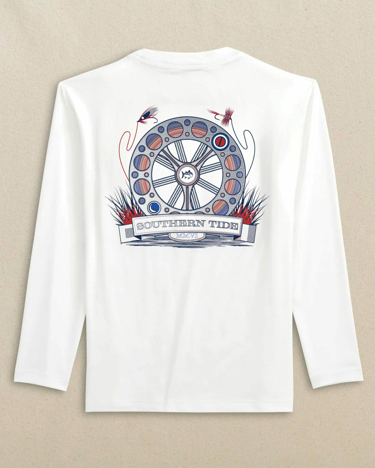 Kids Keep It Reel Performance Long Sleeve T-Shirt | Southern Tide Kids