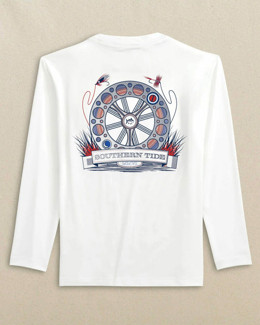 Kids Keep It Reel Performance Long Sleeve T-Shirt | Southern Tide Kids