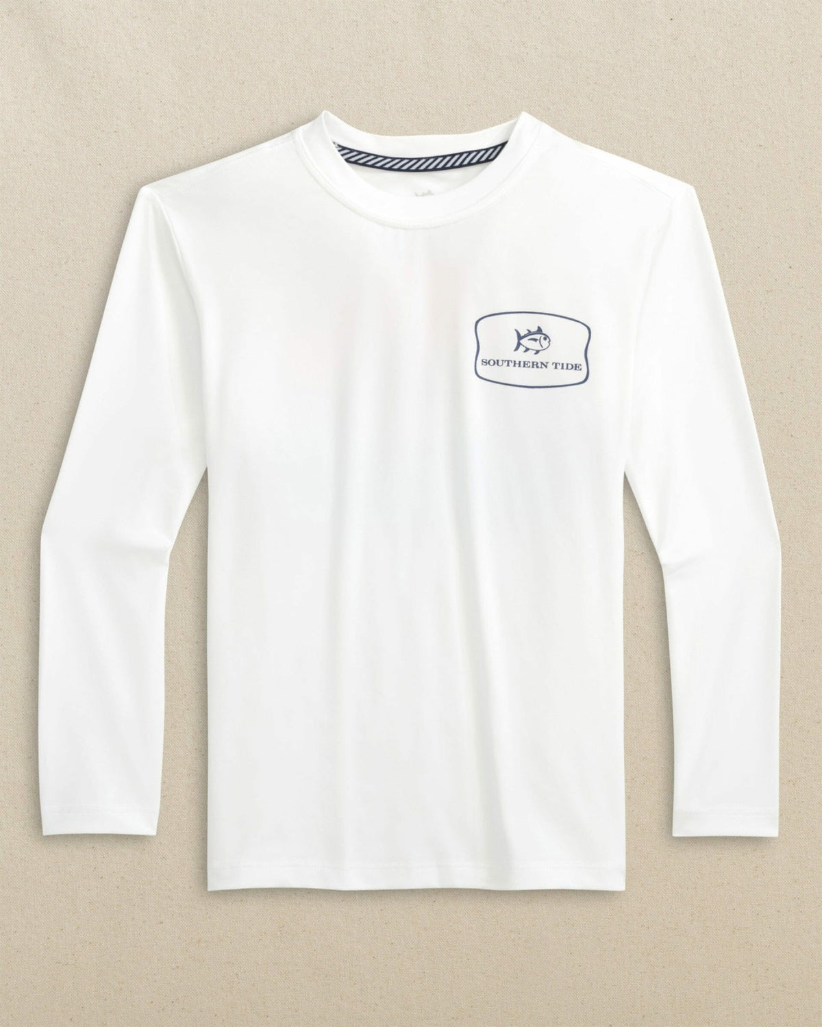 Kids Beach Badge Long Sleeve Performance T-Shirt | Southern Tide Kids