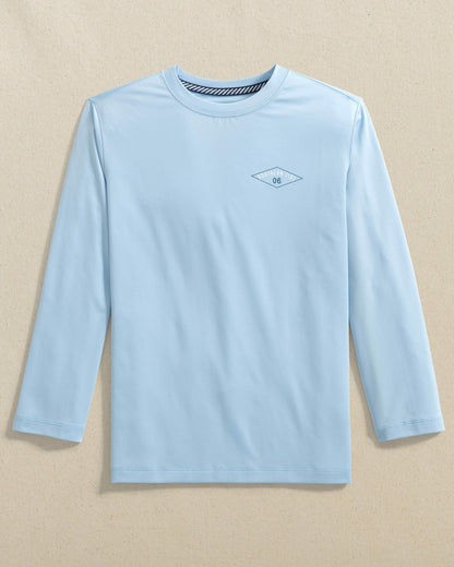 Kids Shark Attack Performance Long Sleeve T-Shirt | Southern Tide Kids
